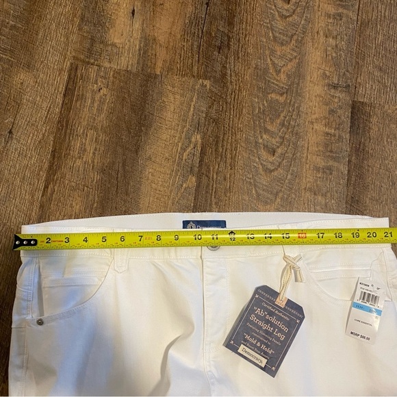 NWT Democracy White “Ab”solution Straight Leg Pants Size 20w - Picture 4 of 10